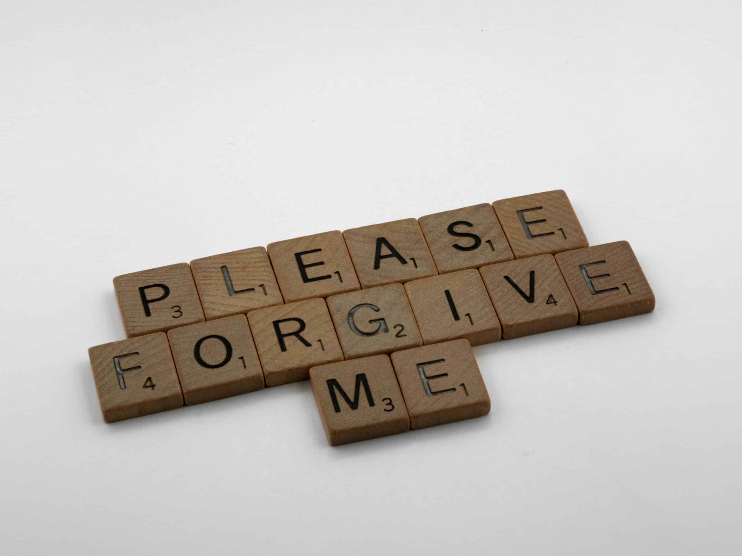 forgive yourself according to the bible