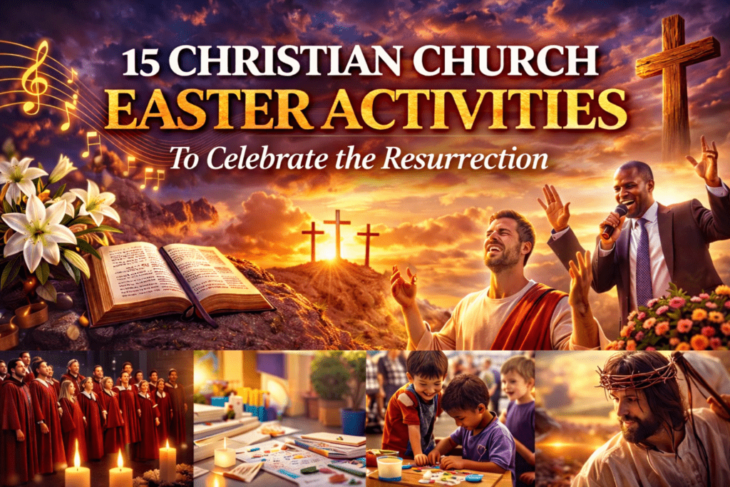 15 Christian Church Easter Activities to Celebrate the Resurrection ...